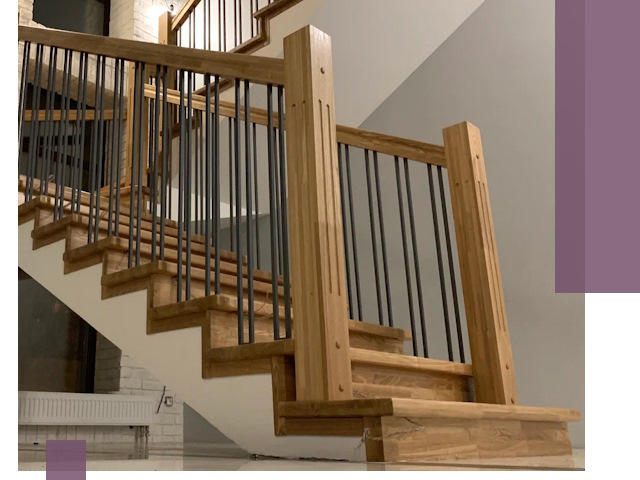 Реставрация деревянных и металлических лестниц в Костроме