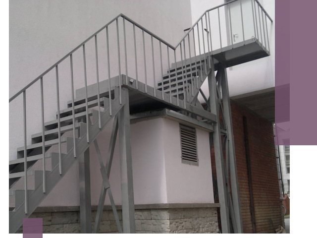 Монтаж пожарных лестниц под ключ в Костроме с гарантией качества