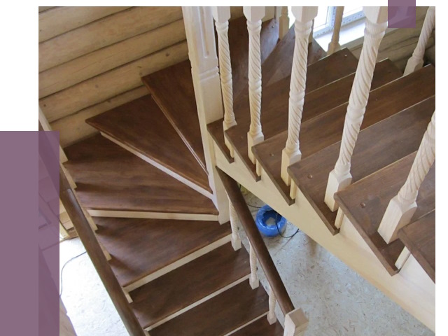 Реставрация деревянных лестниц в Костроме от 4288 руб.