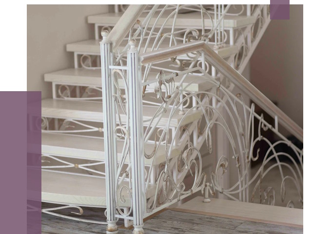 Изготовление кованых лестниц на заказ в Костроме от 86777 руб. | ПРОЛЁТ-Кст