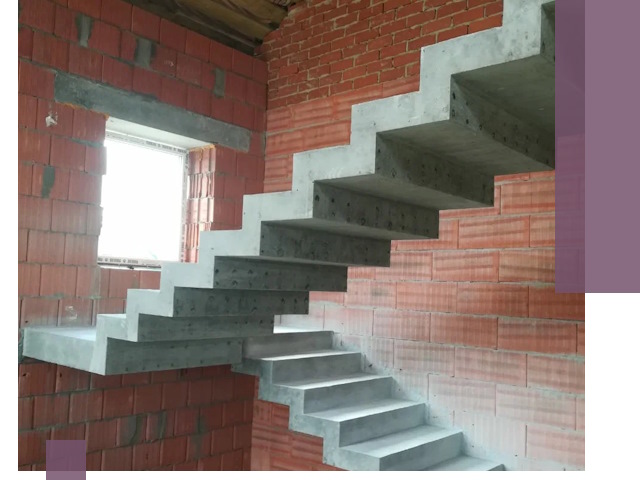 Бетонные лестницы под ключ в Костроме: монтаж, демонтаж, ремонт