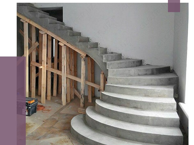 Изготовление бетонных лестниц под ключ в Костроме от 19908 руб. | ПРОЛЁТ-Кст