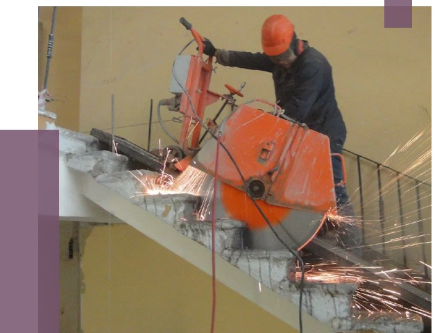 Демонтаж бетонных лестниц в Костроме от 4594 руб. за м2 | ПРОЛЁТ-Кст