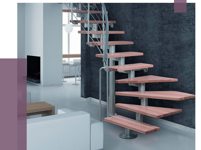 Модульные лестницы в Костроме от 16845 руб. — купить в ПРОЛЁТ-Кст