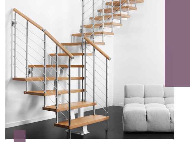 Модульные лестницы под ключ в Костроме — монтаж и изготовление