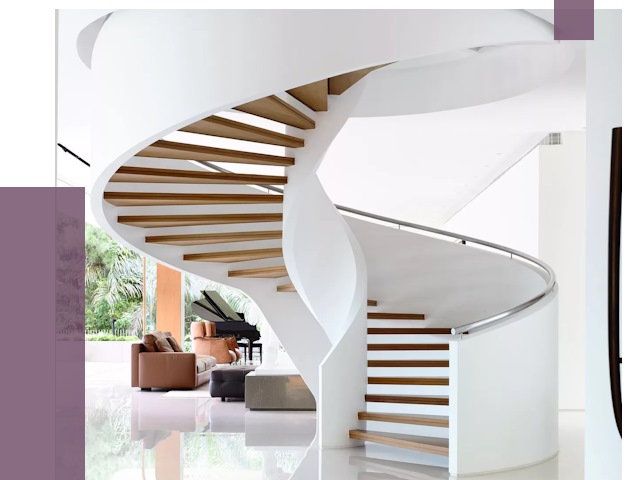 Винтовые лестницы в Костроме под ключ от 48493 руб. | ПРОЛЁТ-Кст