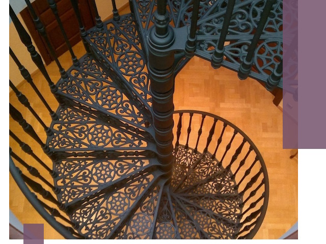 Винтовые лестницы под ключ в Костроме: производство и монтаж