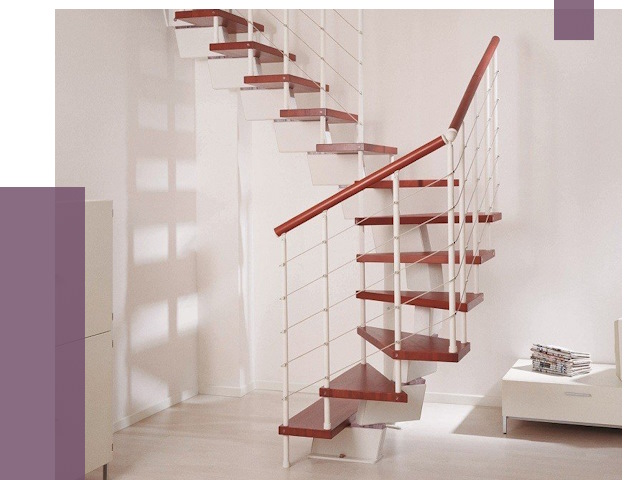 Изготовление лестниц на больцах в Костроме от 9699 руб. | ПРОЛЁТ-Кст