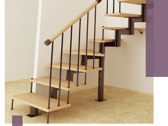 Монтаж лестниц на больцах в Костроме — быстро и надежно