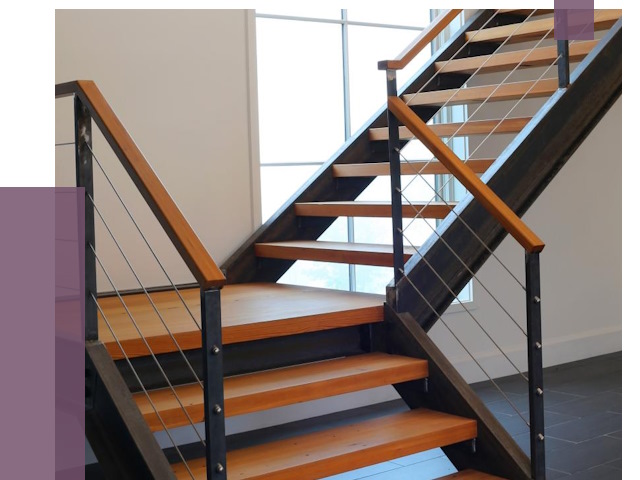 Изготовление лестниц на металлокаркасе в Костроме от 18887 руб. | ПРОЛЁТ-Кст