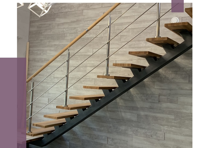 Изготовление лестниц на монокосоуре в Костроме от 76057 руб. 