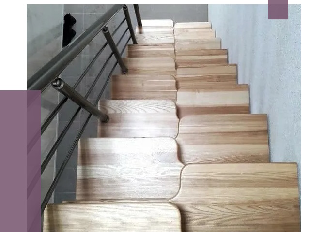 Лестницы гусиный шаг в Костроме от 13016 руб. под ключ | ПРОЛЁТ-Кст