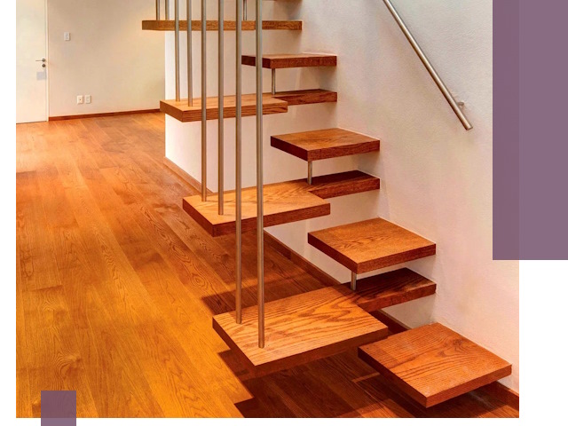 Лестницы «гусиный шаг» на заказ в Костроме для узких пространств