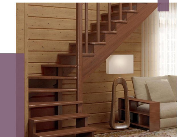 Лестницы эконом класса в Костроме от 18223 руб. бюджетные решения