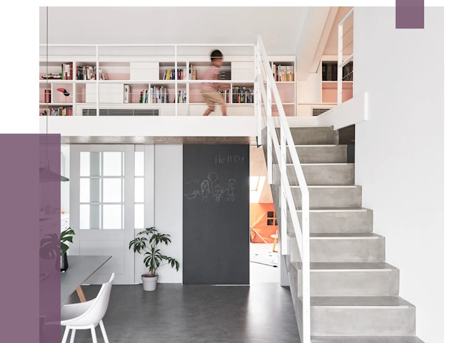 Лестницы для двухуровневой квартиры в Костроме от 176105 руб. | ПРОЛЁТ-Кст