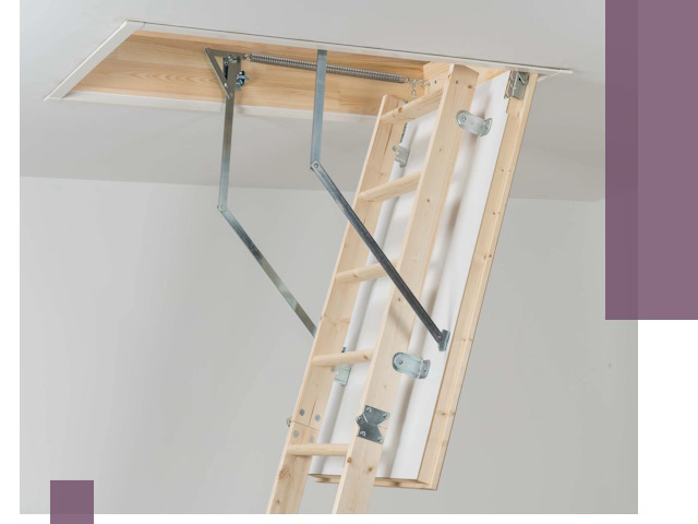 Установка чердачной лестницы под ключ в Костроме