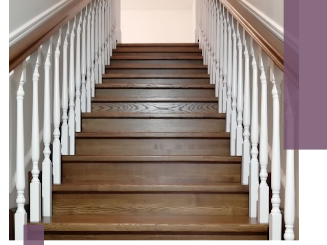 Лестницы из ясеня на заказ в Костроме — изготовление и монтаж