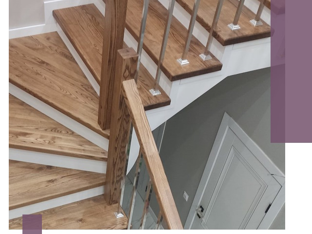 Обшивка металлических лестниц под ключ в Костроме