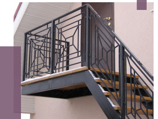 Металлические перила в Костроме от 4288 руб.  | ПРОЛЁТ-Кст
