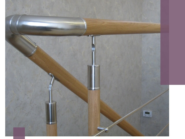 Комбинированные перила на заказ в Костроме — монтаж и производство