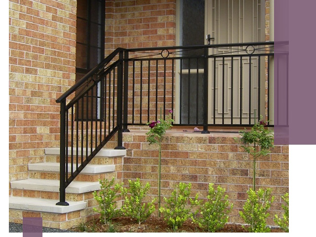 Уличные перила из металла под ключ в Костроме