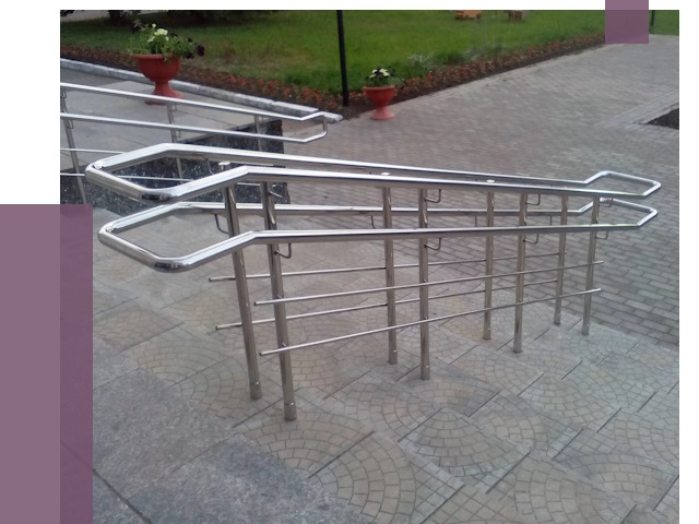 Перила для инвалидов в Костроме от 7575 руб. под ключ | ПРОЛЁТ-Кст