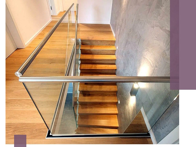 Перила для лестницы в доме — изготовление и монтаж в Костроме