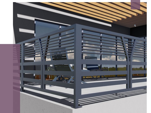 Изготовление балконных ограждений в Костроме от 10719 руб. | ПРОЛЁТ-Кст