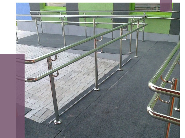 Ограждения пандусов в Костроме от 4339 руб. монтаж | ПРОЛЁТ-Кст