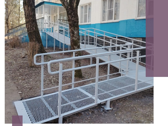 Пандусы под ключ в Костроме: изготовление, монтаж и демонтаж