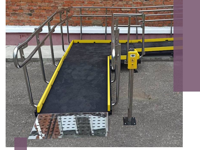 Изготовление наклонных пандусов для инвалидов в Костроме