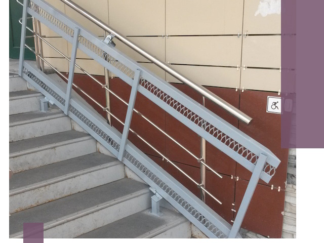 Изготовление откидных пандусов под ключ в Костроме