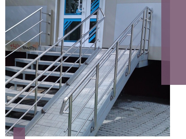 Пандус на крыльцо под ключ в Костроме: монтаж и изготовление