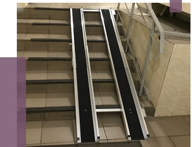 Установка пандуса в подъезд в Костроме от 7963 руб. под ключ | ПРОЛЁТ-Кст