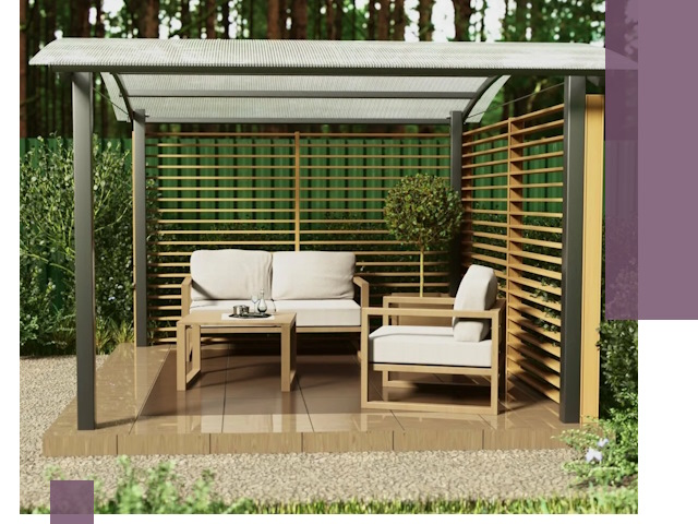 Навесы для дачи в Костроме: изготовление, монтаж и демонтаж