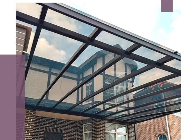 Навесы из поликарбоната в Костроме от 8596 руб. под ключ — ПРОЛЁТ-Кст