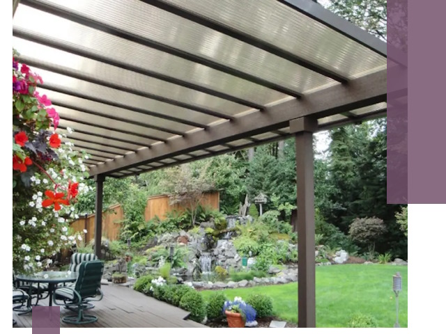 Навесы из поликарбоната под ключ в Костроме быстро и надёжно