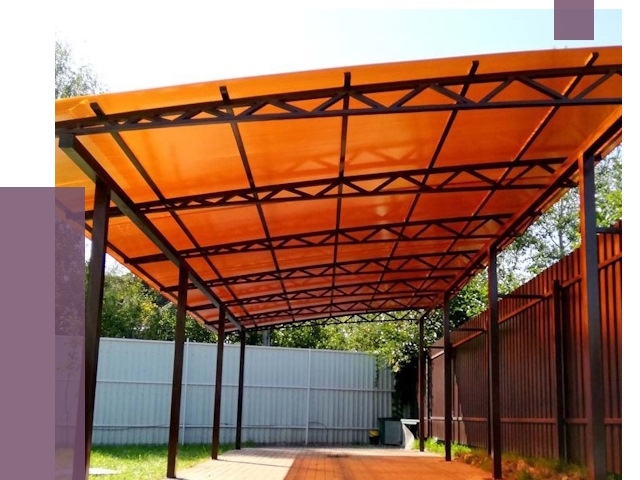 Односкатные навесы под ключ в Костроме от 13119 руб. 