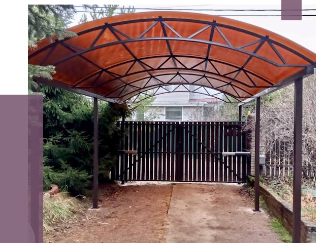 Арочные навесы в Костроме от 12710 руб. — изготовление и монтаж | ПРОЛЁТ-Кст