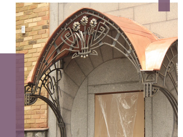 Арочные козырьки в Костроме от 14548 руб. 