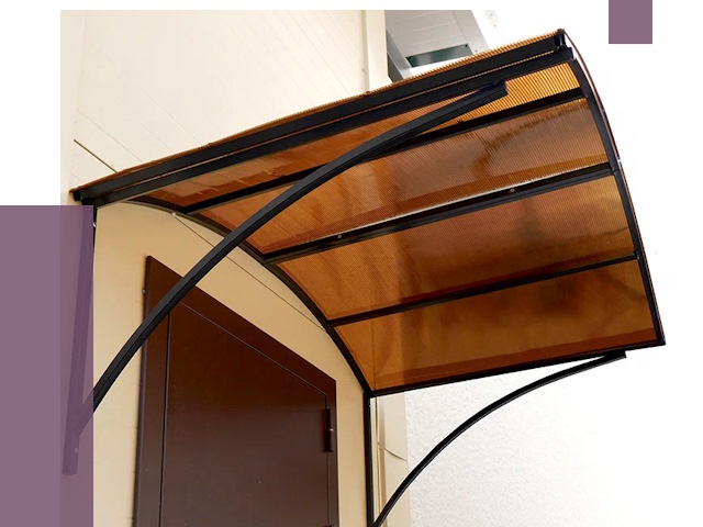 Недорогие козырьки в Костроме от 7575 руб.  | ПРОЛЁТ-Кст