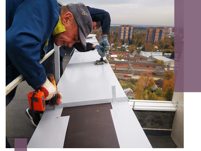 Монтаж парапетов в Костроме — установка прочных металлических ограждений