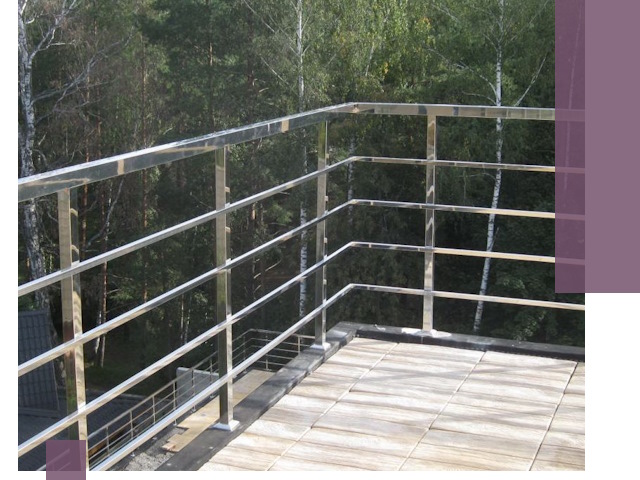 Парапеты из нержавеющей стали в Костроме — изготовление и монтаж