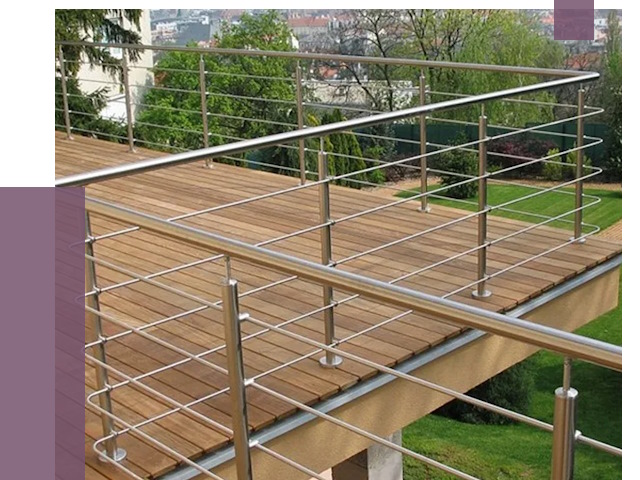 Алюминиевые парапеты в Костроме под ключ от 7759 руб. 