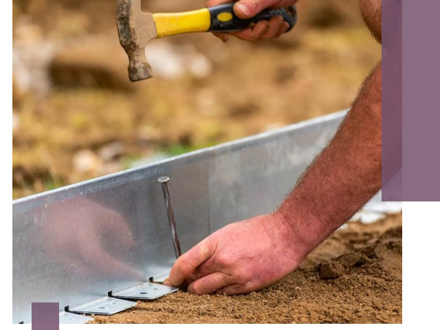 Монтаж металлических бордюров в Костроме быстро и качественно