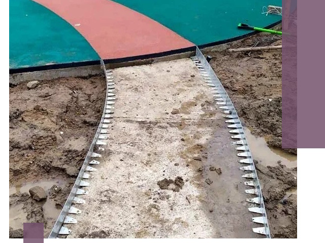 Металлические бордюры для дорожек в Костроме — монтаж и изготовление