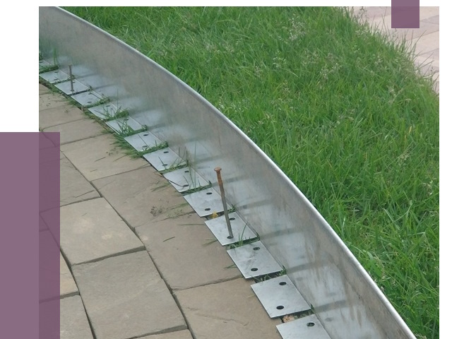 Металлические бордюры для тротуаров в Костроме от 8678 руб.