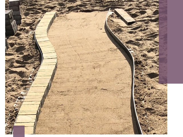 Металлические бордюры для тротуаров в Костроме — прочные и долговечные