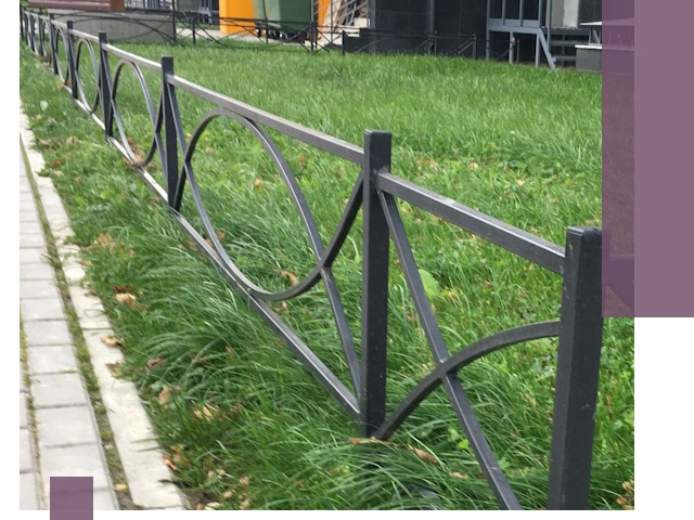 Газонные ограждения из металла в Костроме — монтаж и продажа