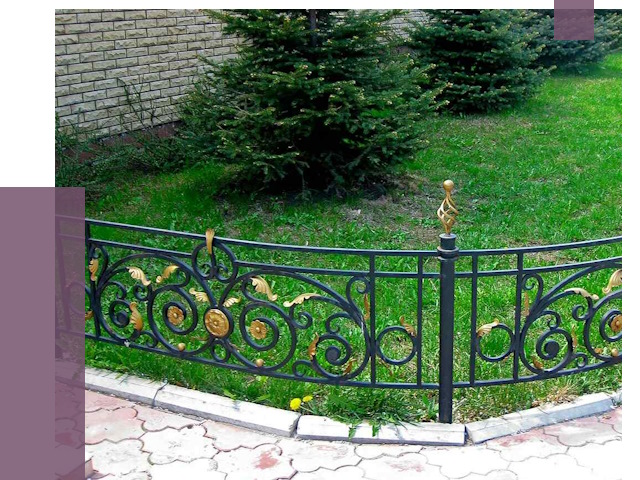 Кованые газонные ограждения в Костроме от 7606 руб. — ПРОЛЁТ-Кст